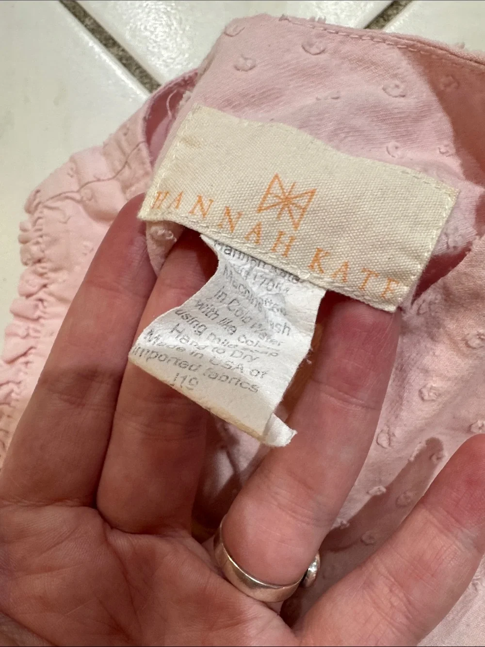 Hannah Kate Clothing soft pink